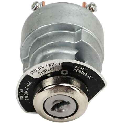 ,Interrupteur d'allumage 183827, interrupteur à clé de démarreur pour moteur Kubota D722 D902 D1005 D1105 D1305 V1205 V1305 V1505 (1/4)