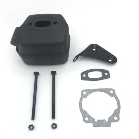 Silencieux d'échappement avec boulon et joint pour Husqvarna Husky 50 51 55 tronçonneuse (1/5)