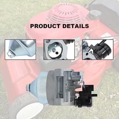 Carburateur pour GCV160, Kit de Mise au Point pour Honda GCV160A GCV160LA GCV160LE Moteur HRB216 HRR216 HRS216 HRT216 HRZ216 Tondeuse à Gazon Remplacement 16100-Z0L-023 (1/3)