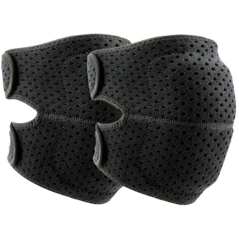 Lot de 2 Genouillères pour Femmes et Hommes, Genouillères de Danse Douces avec Bandes Réglables – Également pour Volleyball, Lutte et Snowboard, Protecteurs de Genoux Souples pour Travail (Noir, Taill (1/5)