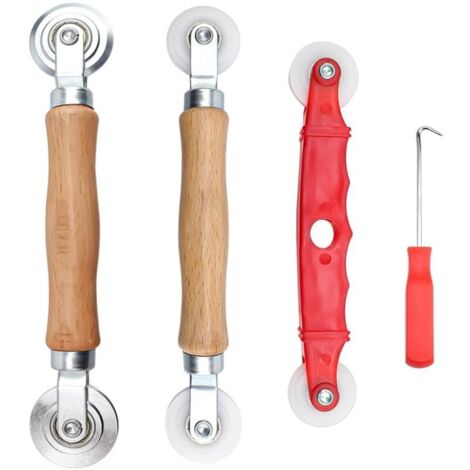 Fenêtre Rouleau Presseur, 4 Pièces Fenêtre Rouleau Presseur, Décran de Fenêtre en Maille Outil, Utilisé pour Installer des Moustiquaires, des Moustiquaires, des Joints de FenêTres et de Portes (1/5)