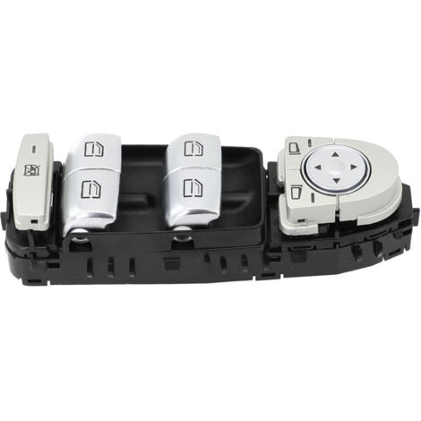 2139050000 Bouton de commande de lève-vitre électrique, compatible avec Mercedes-Benz Classe C W205, commande la montée et la descente des vitres électriques, interrupteur de commande principal côté c (1/4)