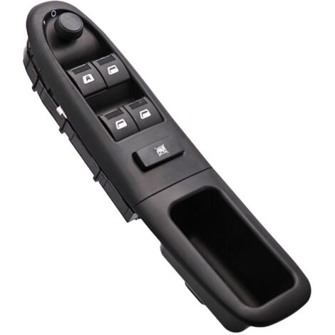 6554.CF Bouton de commande de lève-vitre électrique de porte avant gauche, compatible avec les voitures Peugeot 406, commande la montée et la descente de la vitre côté conducteur, facile à utiliser. (1/4)
