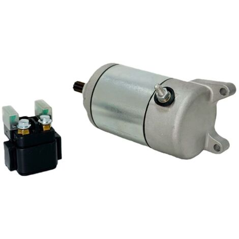 3HW-81800-00 18757 Démarreur, démarreur à couple élevé adapté au moteur Yamaha ATV Grizzly 350, spécifications d'usine d'origine, stable et fiable. (1/5)