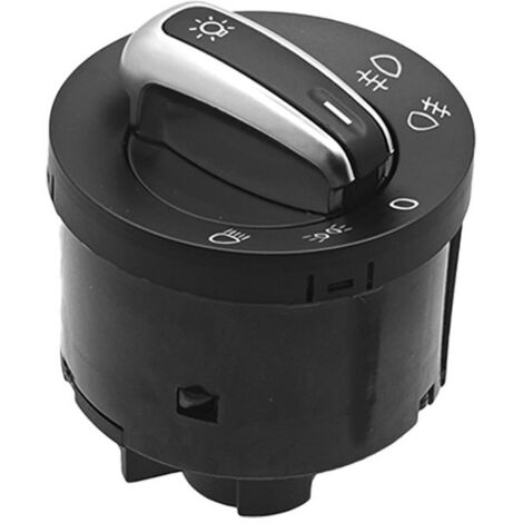 5ND941431A Interrupteur à bouton de commande des phares et des feux de brouillard de voiture, convient aux Volkswagen Jetta et Golf, contrôle les fonctions des phares et des feux de brouillard. (1/4)