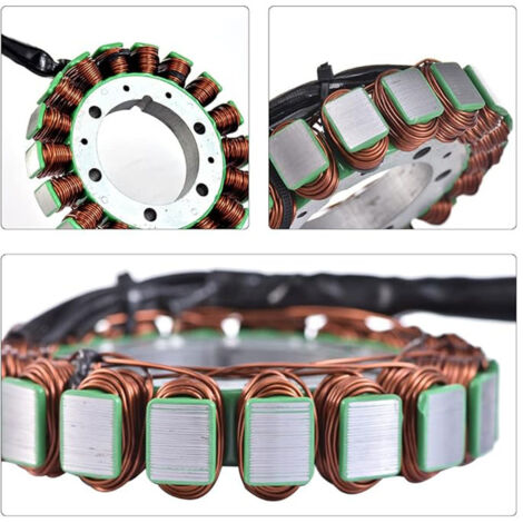 Bobines de stator 5GH-81410-00-00, 5ND-81410-00-00, bobines de générateur de haute précision adaptées aux VTT KODIAK 400 450, spécifications d'usine d'origine, offrant des performances de charge stabl (1/3)