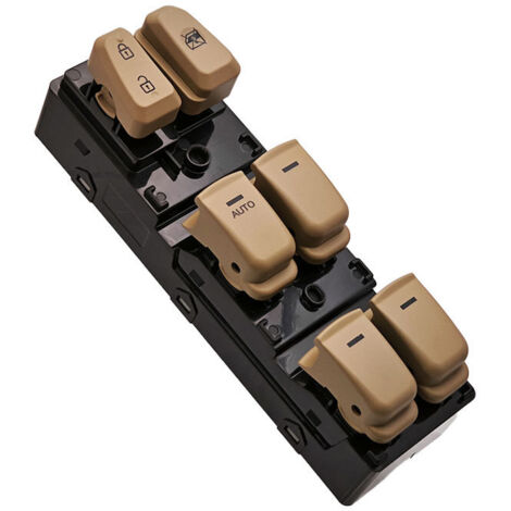 Interrupteur de commande de lève-vitre 93570-3S000, compatible avec les Hyundai Sonata 2011-2014, commande la montée et la descente des vitres électriques, côté conducteur, permet de contrôler toutes (1/4)