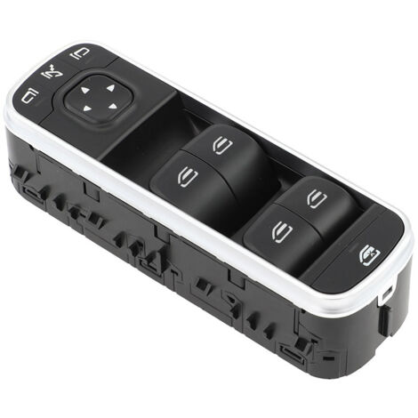 1679050101 Interrupteur à bouton de lève-vitre de voiture, compatible avec les Mercedes-Benz A220 2019-2020, commande le lève-vitres électriques et, du côté conducteur, permet de commander toutes les (1/4)