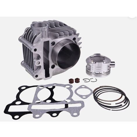 Chemise de cylindre et piston de moteur de moto adaptés aux moteurs GY6 150cc et 200cc, diamètre 61 mm  scooter Haomai 150cc.