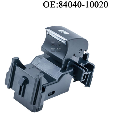 84040-10020 Commande de lève-vitre à interrupteur unique, bouton de réglage de la vitre électrique, applicable à Toyota, commande la montée et la descente d'une vitre électrique de porte unique. (1/4)