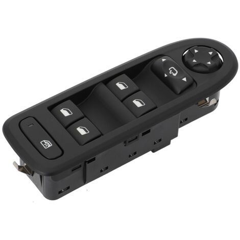 96666289ZE Bouton de commande de lève-vitre électrique haut de gamme, compatible avec les modèles haut de gamme Peugeot 408, commande la montée et la descente des vitres électriques, facile à utiliser (1/4)