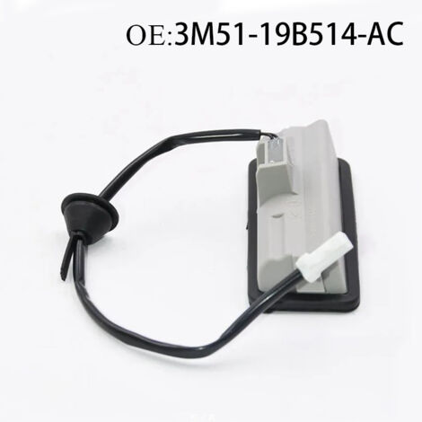 Interrupteur de déverrouillage de coffre 3M51-19B514-AC, adapté à la Ford Focus, commande le déverrouillage électrique du couvercle du coffre. (1/4)