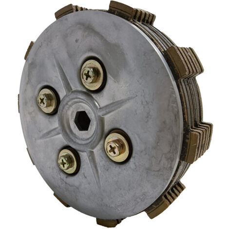 Tambour d'embrayage de moto compatible avec l'ensemble d'embrayage YAMAHA DT125, plateau de pression d'embrayage DT, disque d'embrayage, ensemble d'embrayage, passage de vitesses en douceur. (1/3)