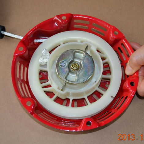 Démarreur GX160 GX200 168F à cliquet plat en acier, un démarreur manuel avec un mécanisme à cliquet plat en métal, compatible avec les moteurs Honda et 168F. (1/3)