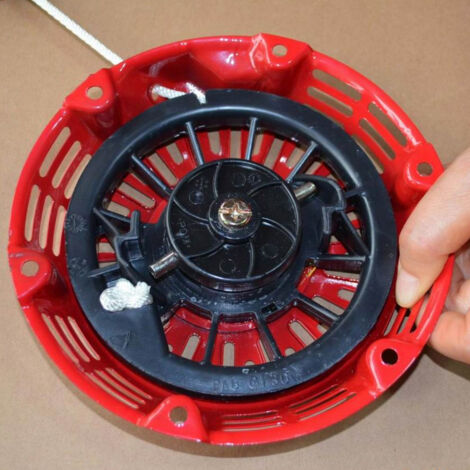 Démarreur GX160 GX200 à cliquet en acier, un démarreur manuel robuste et durable avec un mécanisme à cliquet en métal, compatible avec les moteurs Honda. (1/2)