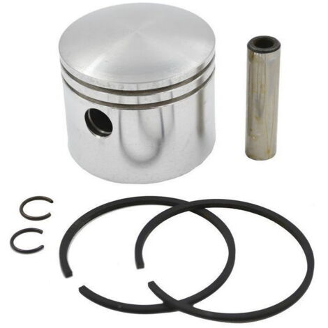 Piston Homelite Super XL 10045 (46mm) A68438 UP07099, avec segments de piston, réparation de compression, convient aux tronçonneuses Homelite. (1/4)