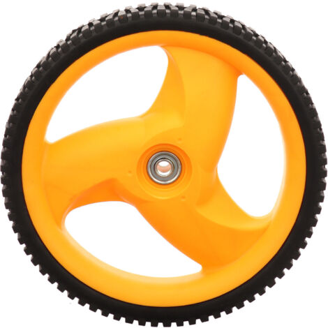 Roue de tondeuse à gazon 293MM McCulloch 5324035-09, 5324327-49, d'un diamètre de 293 mm, pour utilisation avec les tondeuses à gazon McCulloch. (1/5)