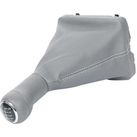 Convient pour le kit de protection anti-poussière du pommeau de levier de vitesses Audi A6L, protection anti-poussière d'origine noire pour pommeau de levier de vitesses 6 vitesses Audi A6L. (1/4)