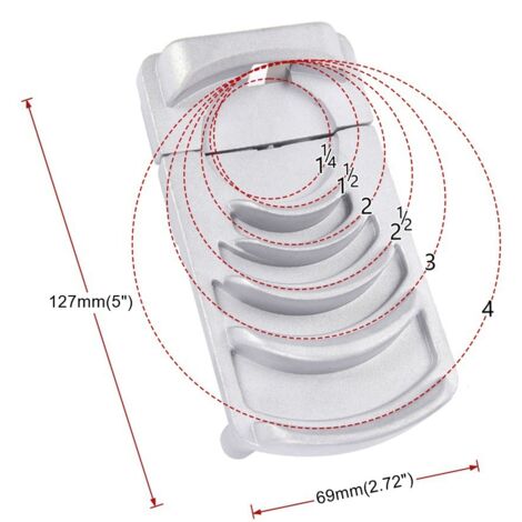 Outil de chanfreinage pour tuyaux en plastique, outil d'ébavurage pour tuyaux en plastique. (1/4)