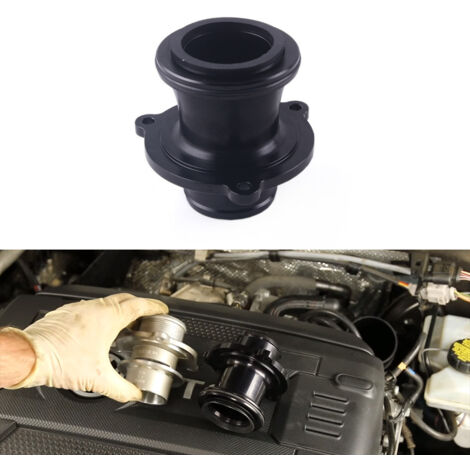 Silencieux de turbocompresseur pour moteurs Volkswagen et Audi EA888 de troisième génération. Ce silencieux réduit le bruit du turbocompresseur EA888 de troisième génération. (1/4)