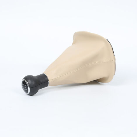 Housse anti-poussière en cuir beige pour Volkswagen Passat B5, pommeau de levier de vitesses, accessoires de levier de vitesse, levier de vitesse beige à 6 rapports, un jeu, B5 classique. (1/4)