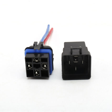 Relais étanche 24 V à quatre broches, 40 A/30 A relais étanche intégré à quatre broches 24 V, une broche marche/une broche arrêt, 40 A relais étanche 24 V à quatre broches, une broche marche/une bro (1/4)