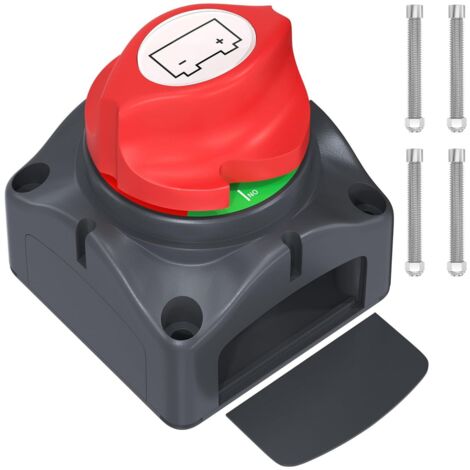 Alimentation haute intensité pour automobiles, navires et yachts, 12V-24V 300A, commutateur rotatif avec protection contre les fuites de courant. (1/4)