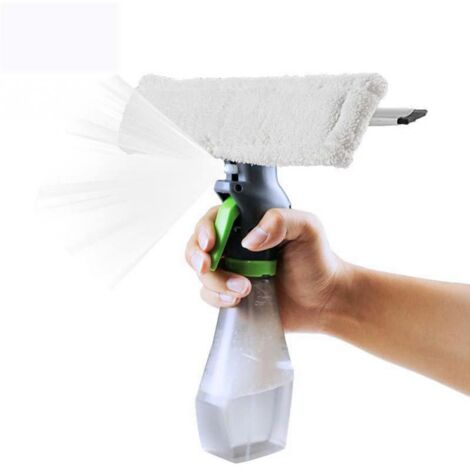 Nettoyeur de voiture 3 en 1 avec pulvérisateur et racleur double face, blanc. Nettoyeur de voiture 3 en 1 avec pulvérisateur et racleur double face, lave-vitres. (1/5)