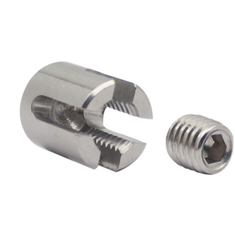 Collier de serrage en acier inoxydable 316 / Collier de serrage en croix / Clip à gorge croisée - Accessoires de quincaillerie marine pour yachts M126 Poids net 0,041 kJ 6 Verrou de serrage de câble e