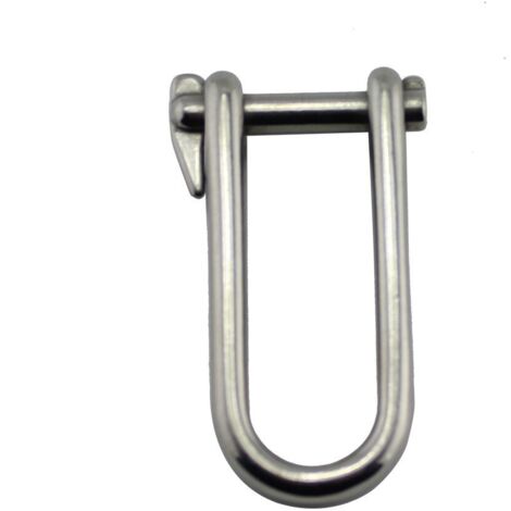 Verrou en U en acier inoxydable 316, goupille de verrouillage, quincaillerie de gréement, accessoires d'accastillage pour yachts et bateaux, goupille en acier inoxydable de 6 mm, verrou en U à ouvertu (1/3)