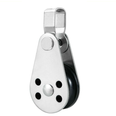 Les poulies en acier inoxydable, les poulies en nylon et les poulies pivotantes sont des accessoires d'accastillage marin qui offrent une rotation fluide avec une friction réduite et conviennent aux s (1/3)