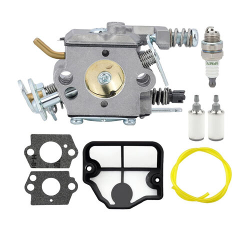 Les carburateurs 530071345 530071987 conviennent aux tronçonneuses Husqvarna 136 137 141 142. Ce sont des carburateurs universels pour tronçonneuses Husqvarna. (1/5)