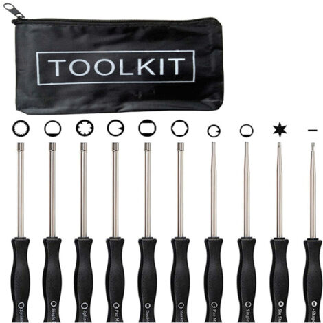 Kit d'outils de réglage de carburateur 10 pièces - Vente transfrontalière - Ensemble de 10 tournevis pour carburateur (1/5)