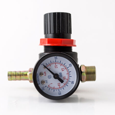 Régulateur de pression d'air pour pistolet à peinture, manomètre de consommation d'air basse pression écologique YD088 (1/5)