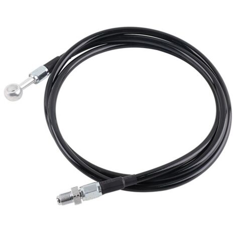 1 couleur : Noir Matériau : Métal Convient pour le kit de câble d'embrayage du maître-cylindre au cylindre mené automobile. (1/5)