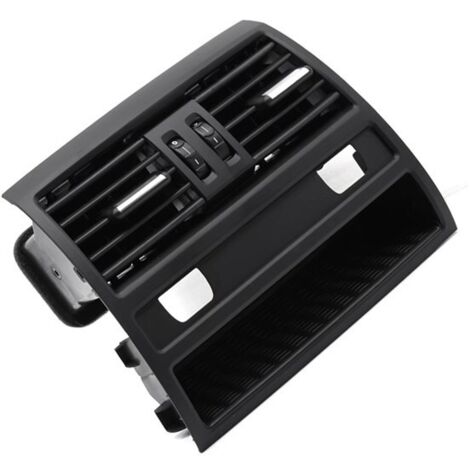 1 couleur : Noir Matériau : Plastique Ensemble de grille d'aération arrière pour climatisation de voiture (avec trous) Filtre à air (1/5)