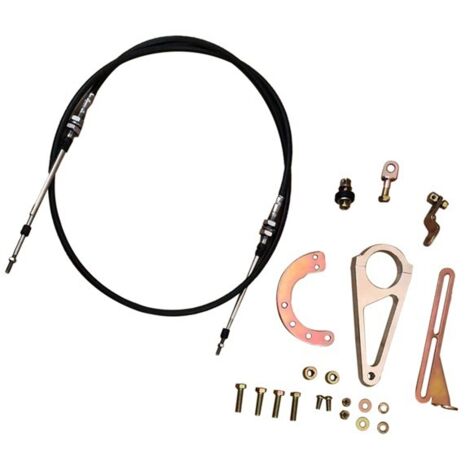 1 kit. Couleur : voir photo. Matériau : métal. Kit de tringlerie de boîte de vitesses, câble de colonne de direction, tringlerie de boîte de vitesses. (1/5)