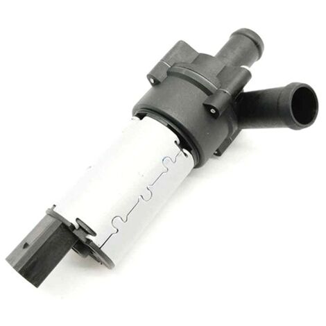 Disponible en noir et argent. Matériaux : ABS et métal. (Pompe à eau électrique auxiliaire pour automobile) (1/5)