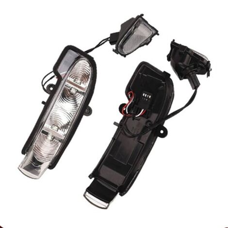1 Spécifications : Rétroviseur avant gauche Couleur : Transparent + Noir Matériau : Plastique Clignotant. (1/5)