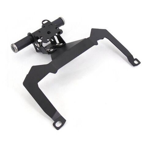 Disponible en 1 couleur : Noir Matériau : Métal Support de navigation pour moto, support de téléphone GPS, moto. (1/5)