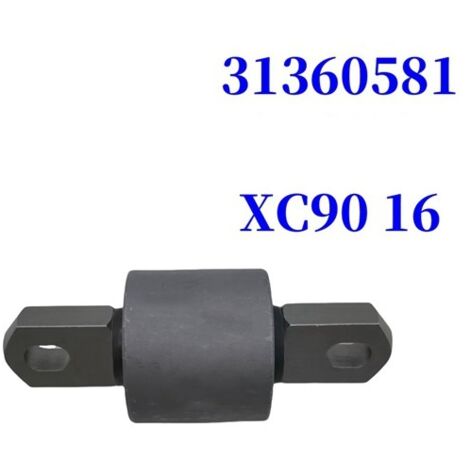 1 couleur : argent et noir Matériaux : métal et caoutchouc Silentbloc de suspension arrière inférieur 31360581 (compatible) (1/5)