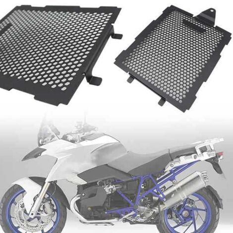 Matériau noir : Grille de protection métallique pour radiateur de moto et réservoir d'eau, compatible avec BMW R130 (1/5)
