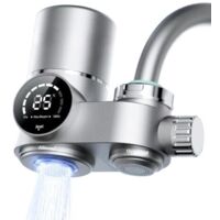 Filtre à eau pour robinet, avec lumière UV et Affichage LED,purificateur d'eau de robinet,Filtre à eau du robinet