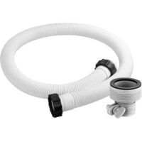 Tuyau de pompe à sable de piscine 140 x 3,8 cm pour piscine hors-sol pour piscine hors sol tuyaux de pompe à eau salée pour pompe de filtration et systèmes d'eau salée