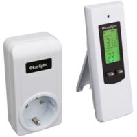 Sans Fil, Télécommande, Radiateur - Prise Thermostat d’Ambiance Sans Fil avec Télécommande pour Radiateur Electrique et Climatiseur Mobile