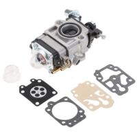 Carburateur pour Débroussailleuse 43cc 52cc Carbu Kit de Réparation avec Joint Membrane Ampoule Carburateur de Tondeuse Remplacement taille haie pour MP15 43CC 52CC CG430 CG520 BC430 BC520