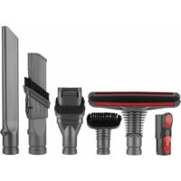 Bürstenset-Zubehör für Dyson V8 V7 Staubsauger mit Adapter, Total Clean-Teile für Dyson V6 DC45 DC35 DC52 DC29 DC62 DC33 DC34 usw.