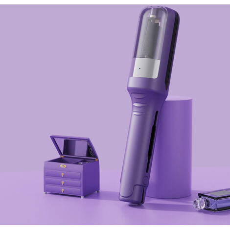 Wiederaufladbarer Spliss-Trimmer – Neu, einfach zu bedienen, tragbarer Haartrimmer, der das Haar schützt, perfekt für Reisen, lila