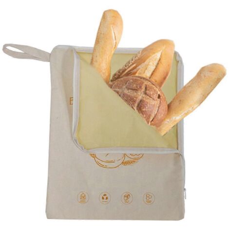 Bienenwachs-Brotbeutel für Sauerteigbrot, wiederverwendbare Aufbewahrungsbeutel aus natürlicher Baumwolle mit Bienenwachsbeschichtung, umweltfreundliche Aufbewahrung für Brot, Käse und Obst