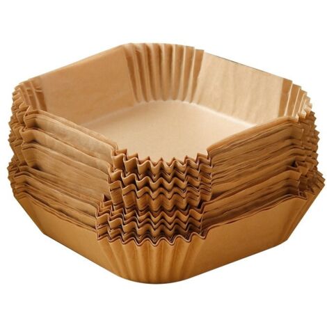Einwegpapier für Heißluftfritteusen, 16 cm, 100 Stück, Natur (1/5)